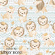 Design 1043 - Lion Fabric