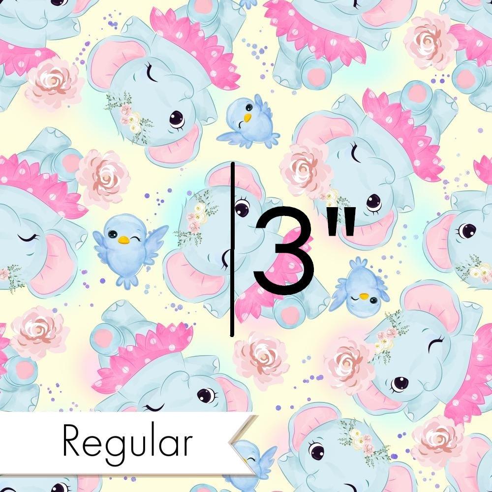 Design 1045 Yellow Elephant Fabric – custom printed pre-order fabric Australia | Fabric by Missy Rose