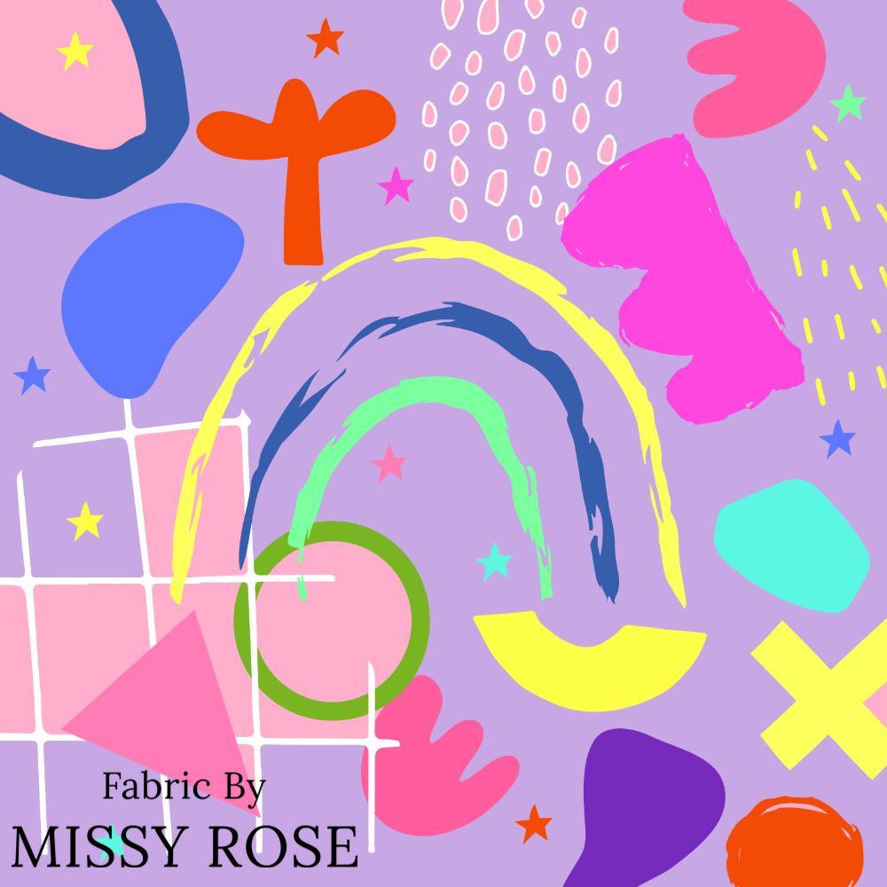 Design 1047 Panel Fabric – made-to-order custom fabric by the metre | Fabric by Missy Rose
