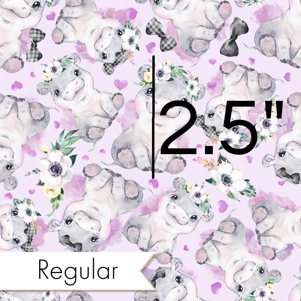Design 1049 Purple Hippo Fabric – Australian custom printed fabric pre-order | Fabric by Missy Rose