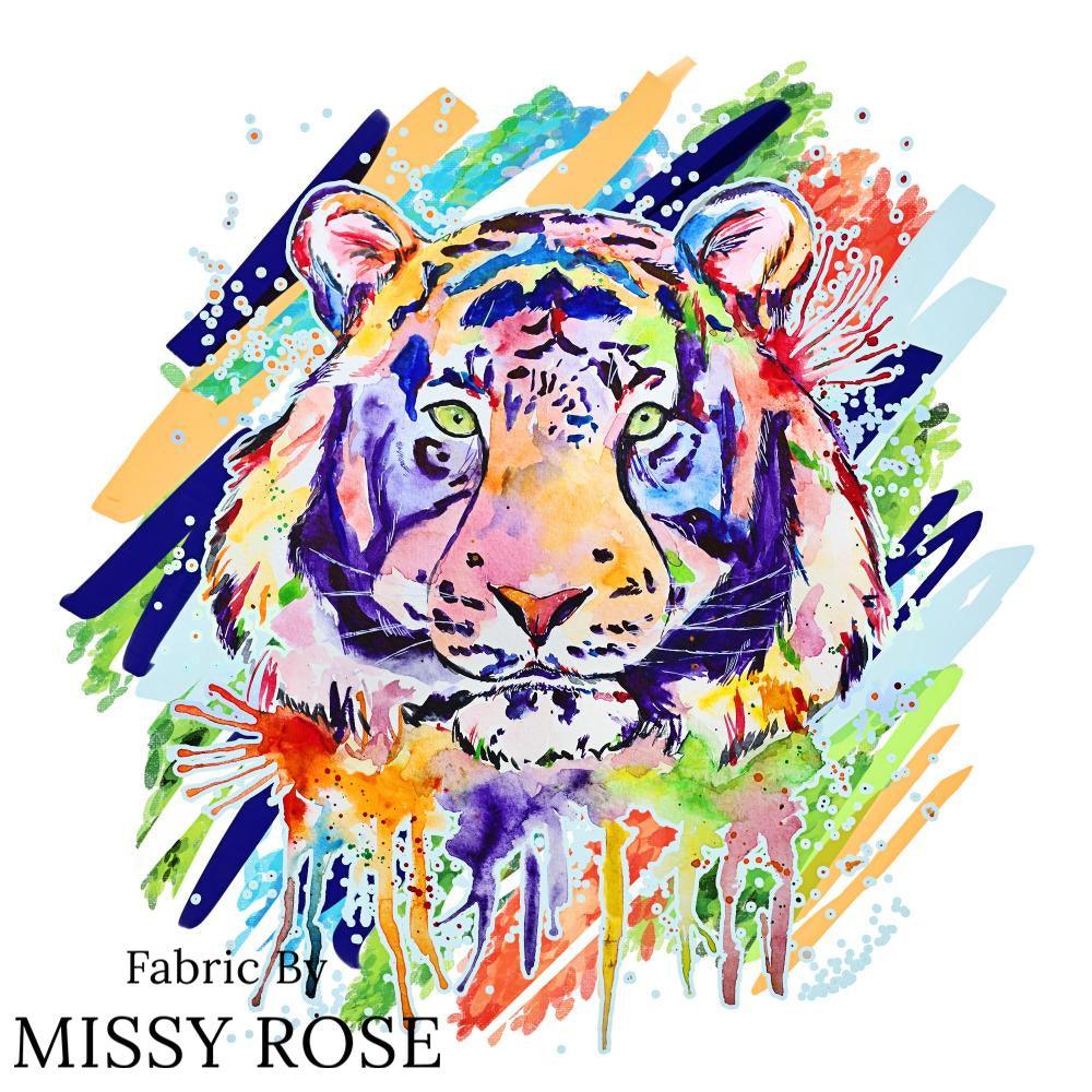 Design 1052 Panel Fabric – premium custom printed fabric for sewing | Fabric by Missy Rose