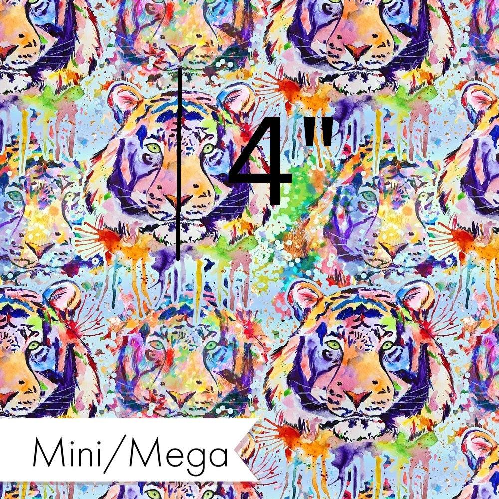 Design 1052 Watercolour Tiger Fabric – pre-order designer fabric Australia | Fabric by Missy Rose