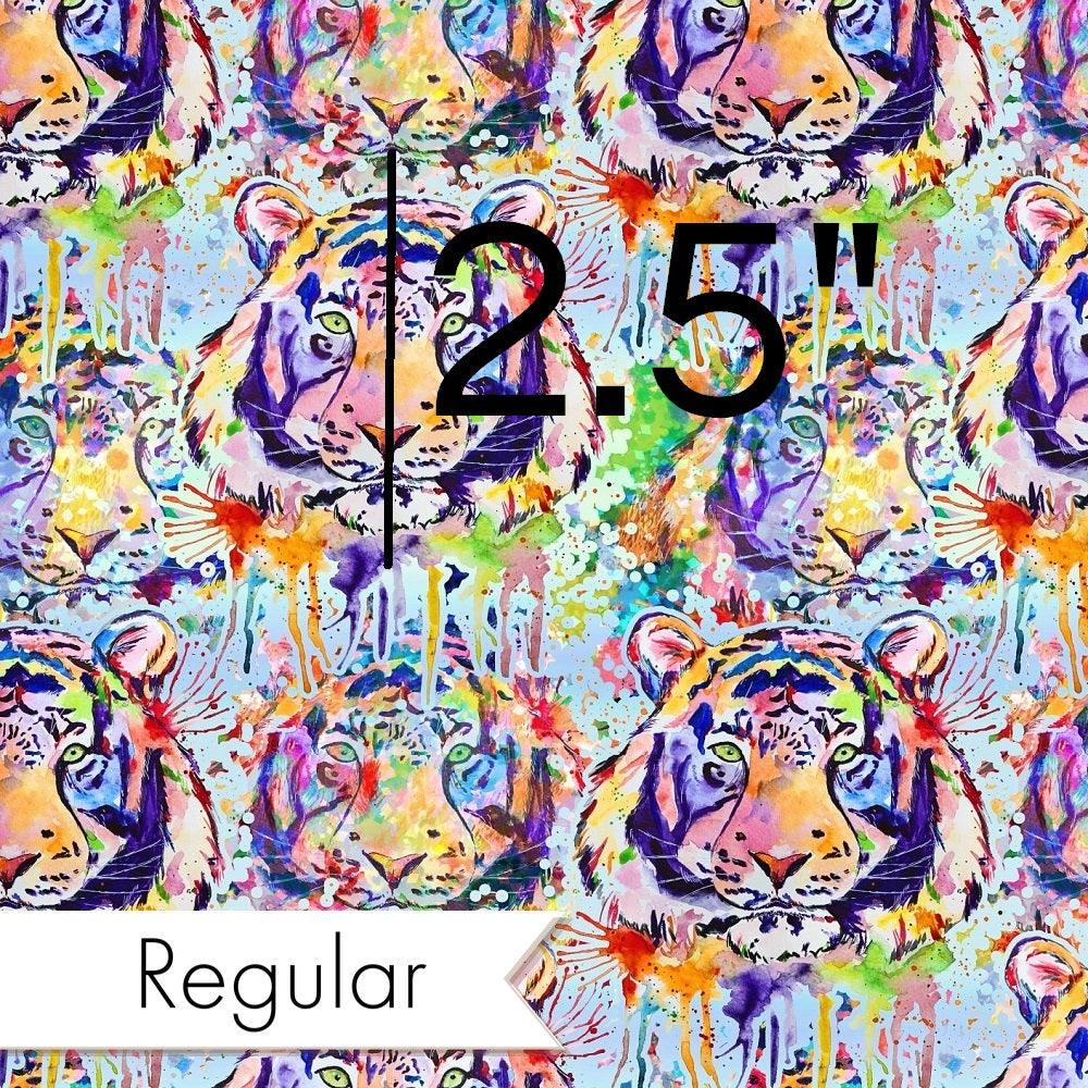 Design 1052 Watercolour Tiger Fabric – premium custom printed fabric for sewing | Fabric by Missy Rose