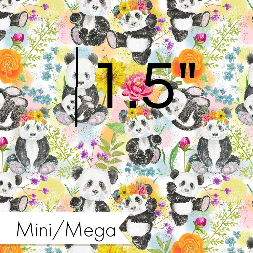 Design 1053 Floral Panda Fabric – made-to-order custom fabric by the metre | Fabric by Missy Rose