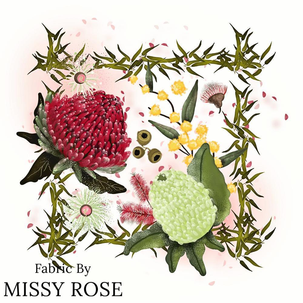Design 1055 Panel Fabric – premium custom printed fabric for sewing | Fabric by Missy Rose