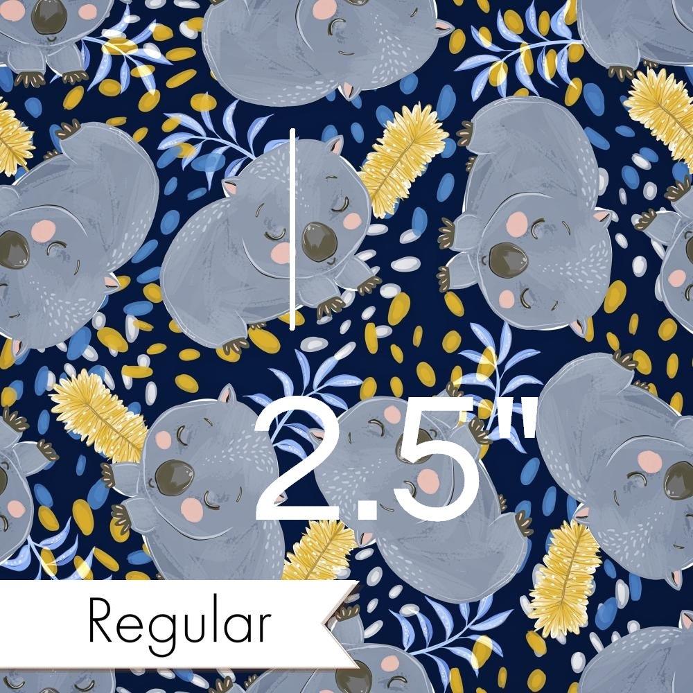 Design 1057 Navy Wombat Fabric – pre-order designer fabric Australia | Fabric by Missy Rose