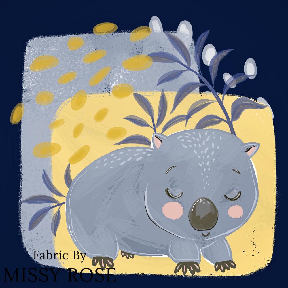 Design 1057 Panel Fabric – Australian custom printed fabric pre-order | Fabric by Missy Rose
