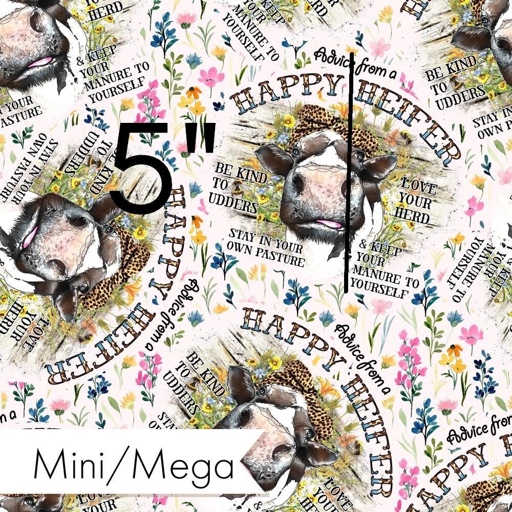 Design 106 Happy Heifer Fabric – Australian custom printed fabric pre-order | Fabric by Missy Rose