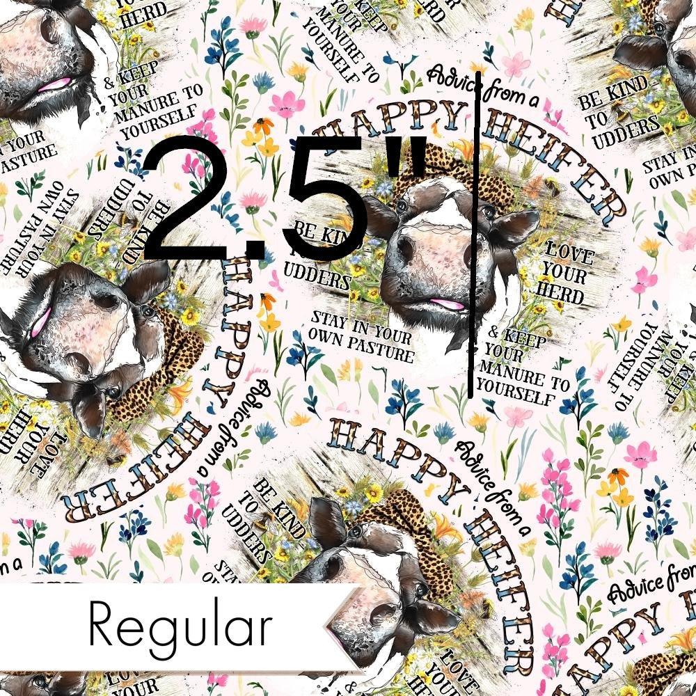 Design 106 Happy Heifer Fabric – made-to-order custom fabric by the metre | Fabric by Missy Rose