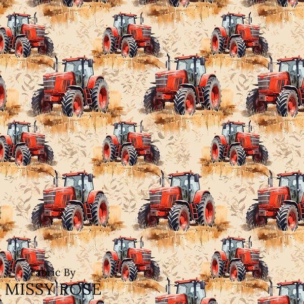 Unlimited Tractor Fabric – premium custom printed fabric for sewing | Fabric by Missy Rose