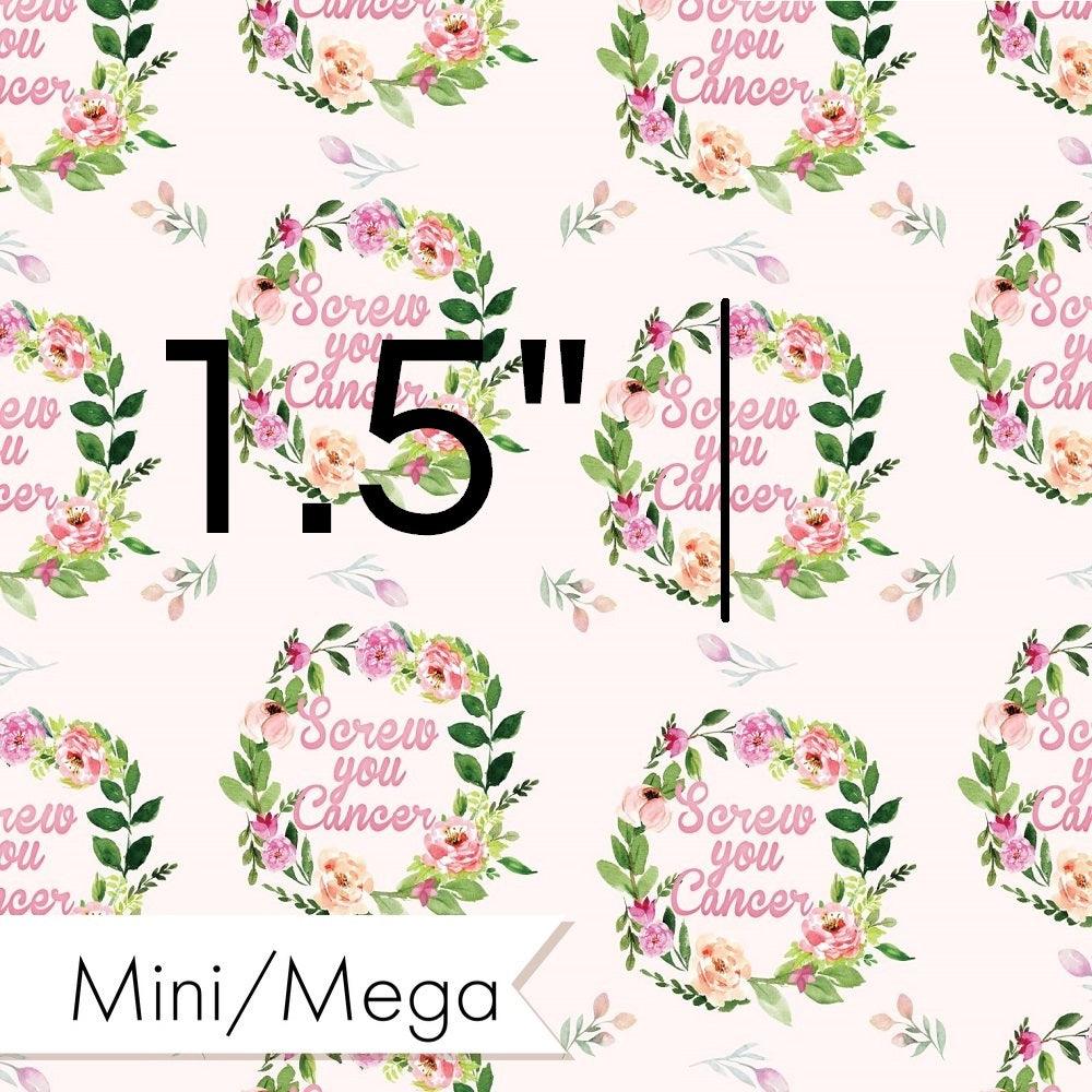 Design 1060 Screw Cancer Fabric – made-to-order custom fabric by the metre | Fabric by Missy Rose