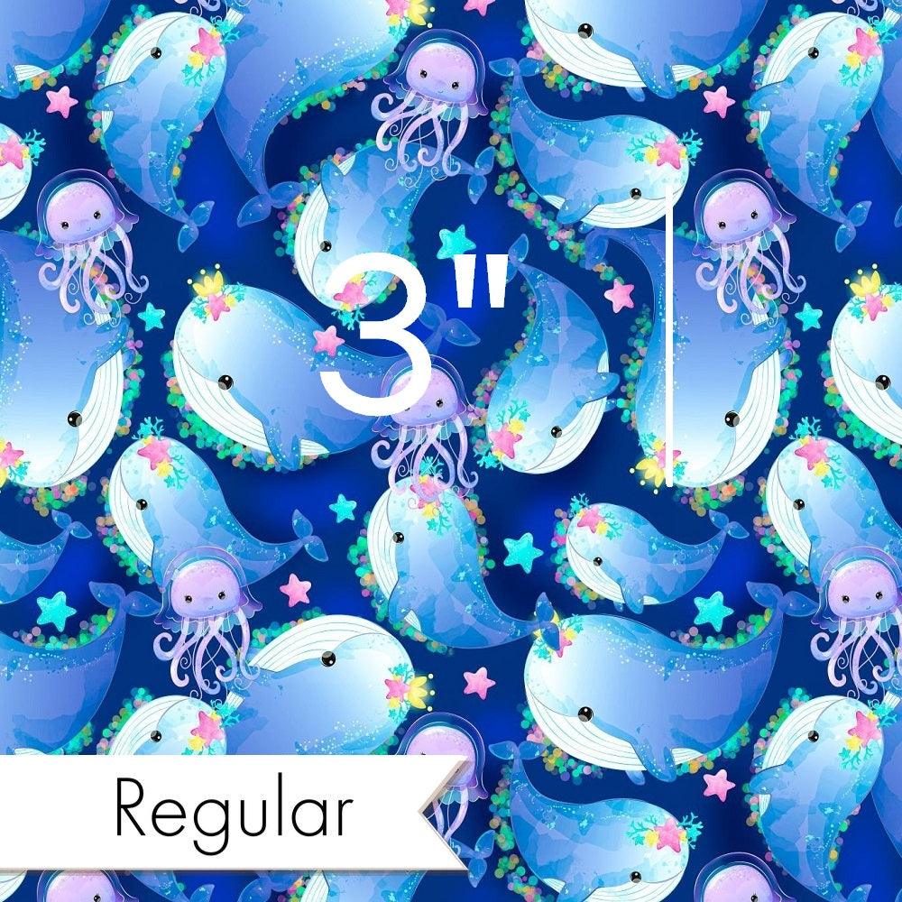 Design 1067 Whale Fabric – premium custom printed fabric for sewing | Fabric by Missy Rose