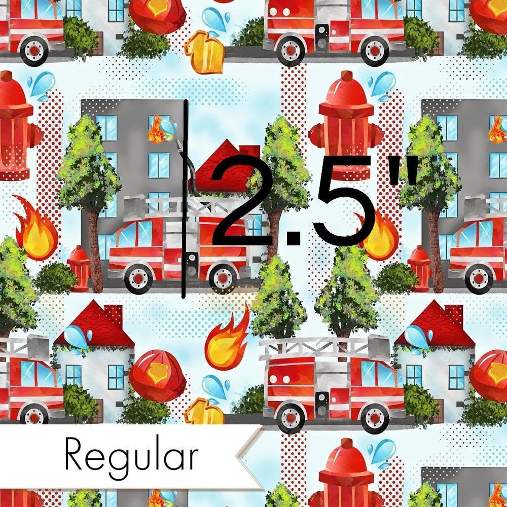 Design 1070 Fire Truck Fabric – custom printed pre-order fabric Australia | Fabric by Missy Rose