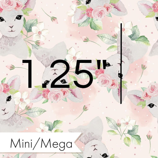 Design 1076 - Pink Lamb Fabric