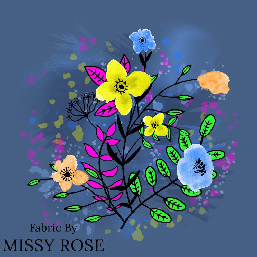 Design 1077 Panel Fabric – Australian custom printed fabric pre-order | Fabric by Missy Rose