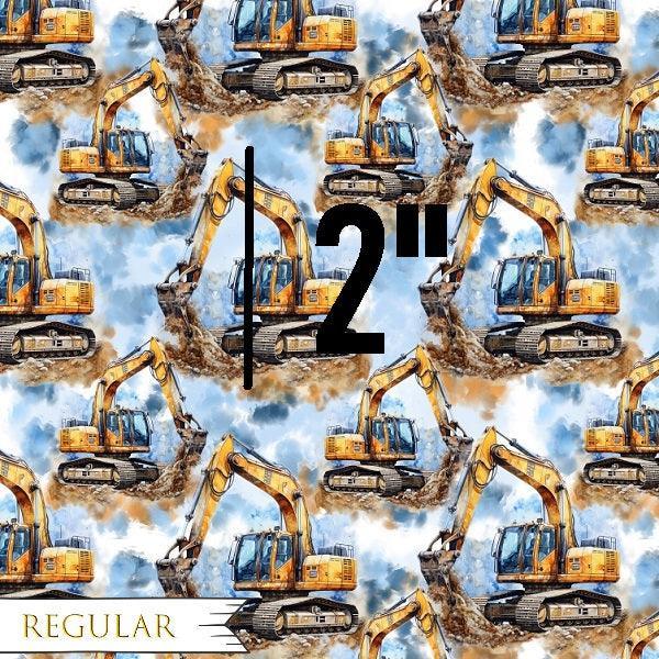 Unlimited Excavator Fabric – Australian custom printed fabric pre-order | Fabric by Missy Rose