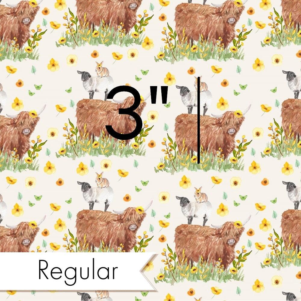 Design 108 Highland Sunflower Fabric – premium custom printed fabric for sewing | Fabric by Missy Rose
