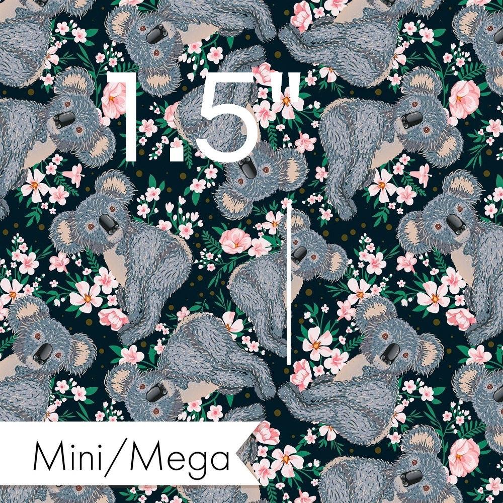Design 1083 Navy Koala Fabric – Australian custom printed fabric pre-order | Fabric by Missy Rose