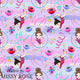 Design 1084 - Purple Gymnastics Fabric