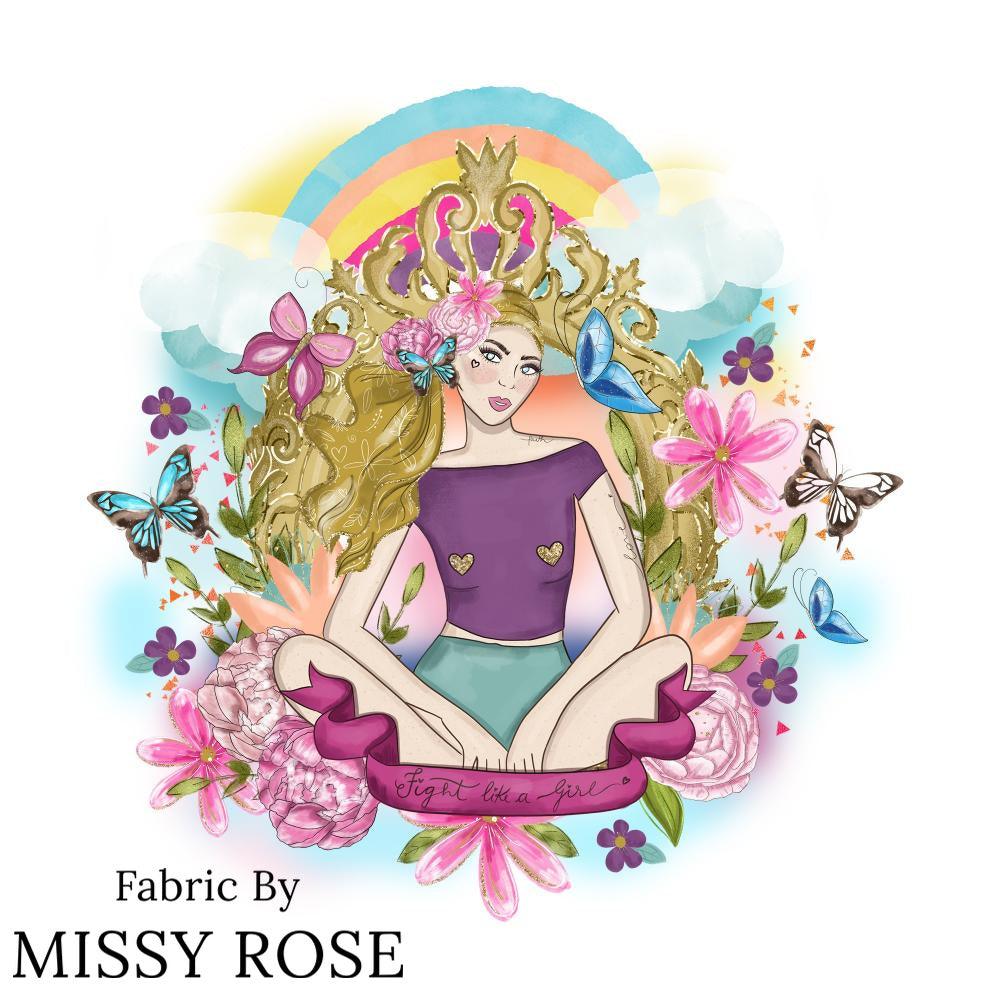 Design 1085 Panel Fabric – premium custom printed fabric for sewing | Fabric by Missy Rose