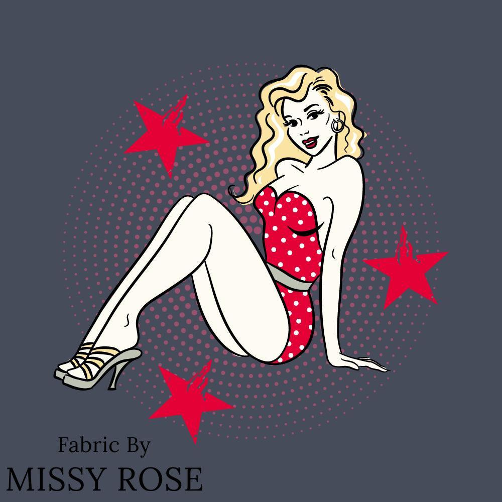 Design 1090 Panel Fabric – premium custom printed fabric for sewing | Fabric by Missy Rose