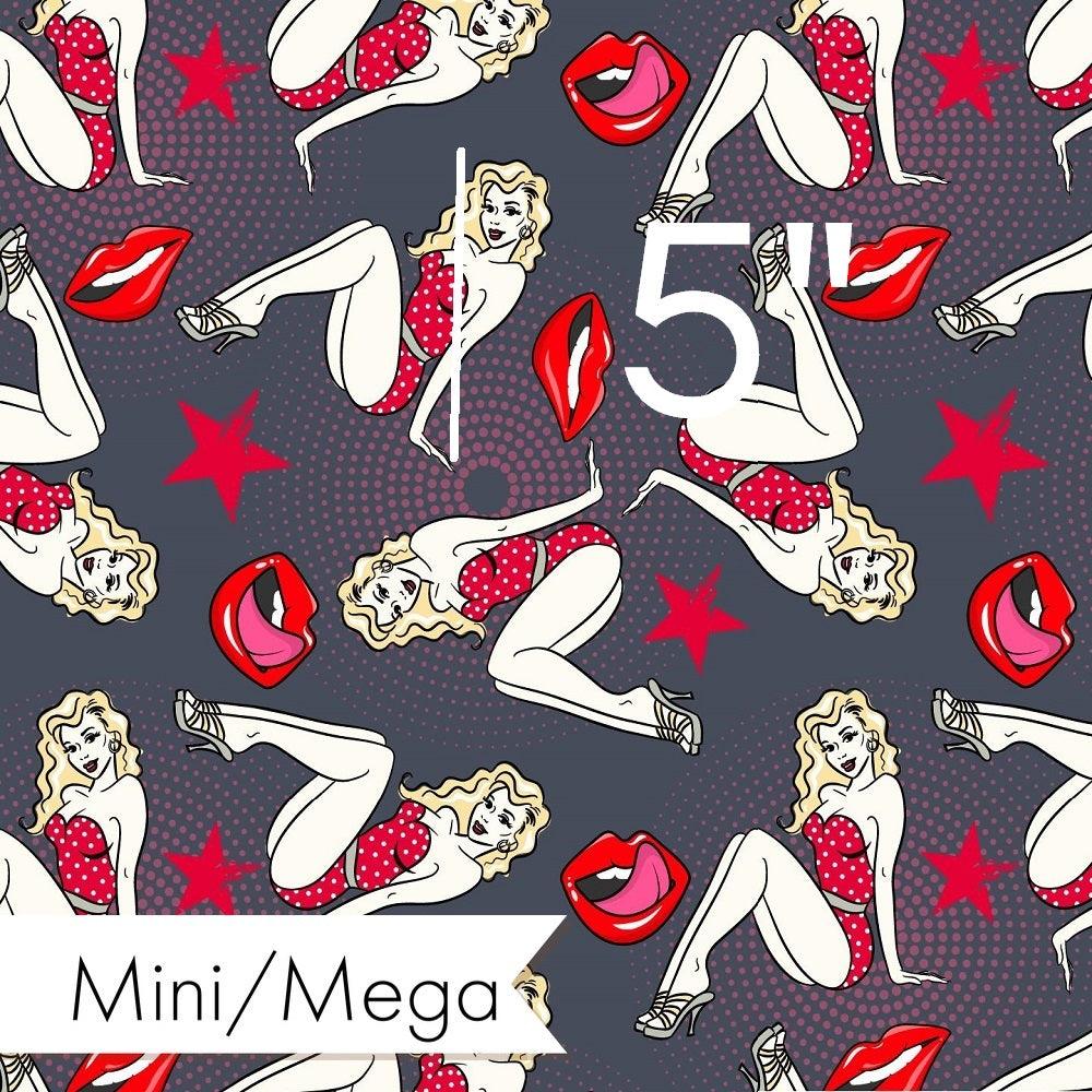 Design 1090 Pinup Fabric – made-to-order custom fabric by the metre | Fabric by Missy Rose