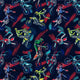Design 1095 - Navy Racer Fabric
