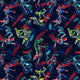 Design 1095 - Navy Racer Fabric