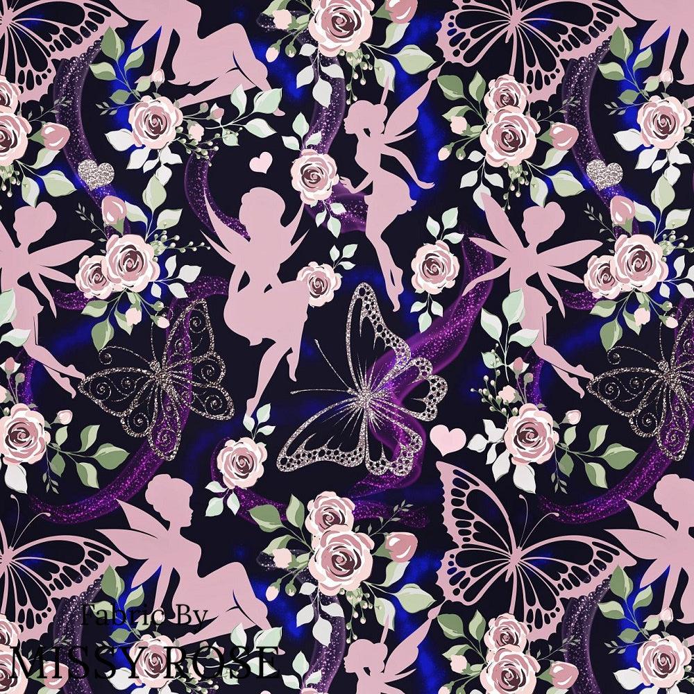 Design 1099 Fairy Fabric – made-to-order custom fabric by the metre | Fabric by Missy Rose