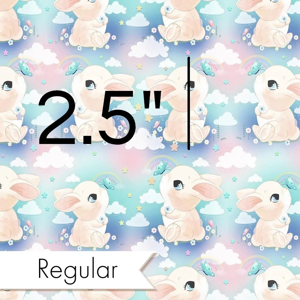 Design 1101 Cute Bunny Fabric – premium custom printed fabric for sewing | Fabric by Missy Rose