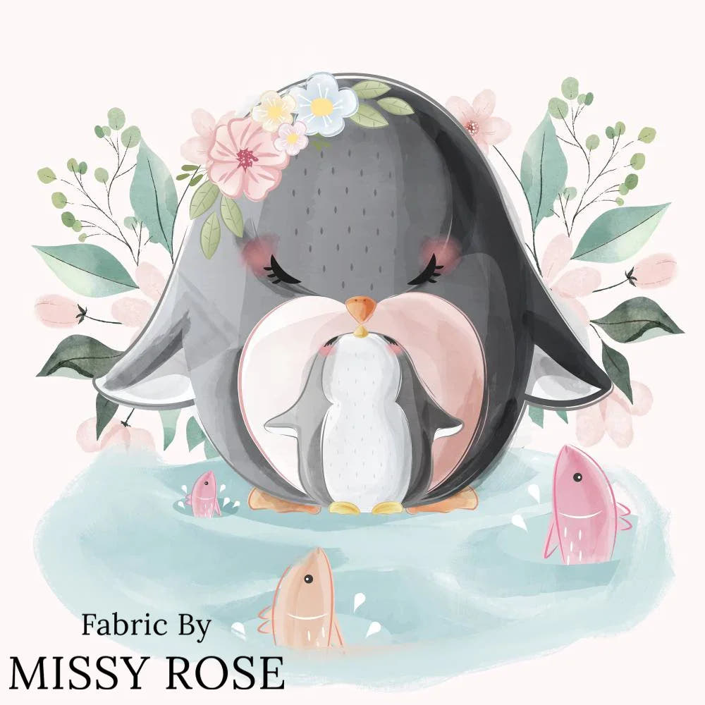 Design 1103 Panel Fabric – premium custom printed fabric for sewing | Fabric by Missy Rose