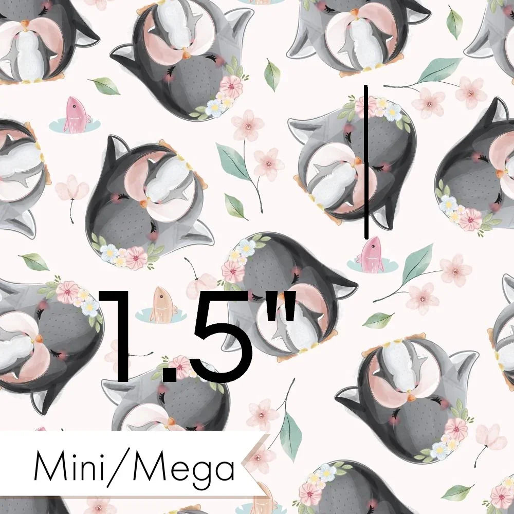 Design 1103 Penguin Fabric – Australian custom printed fabric pre-order | Fabric by Missy Rose