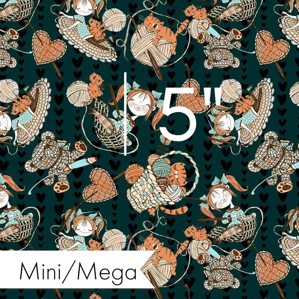 Design 1104 Knitting Fabric – premium custom printed fabric for sewing | Fabric by Missy Rose