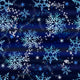 Design 1109 - Snowflake Fabric