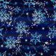 Design 1109 - Snowflake Fabric