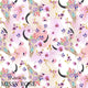 Design 1111 - Purple Bullskull Fabric