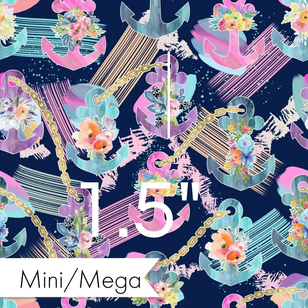 Design 1112 Anchor Fabric – custom printed pre-order fabric Australia | Fabric by Missy Rose