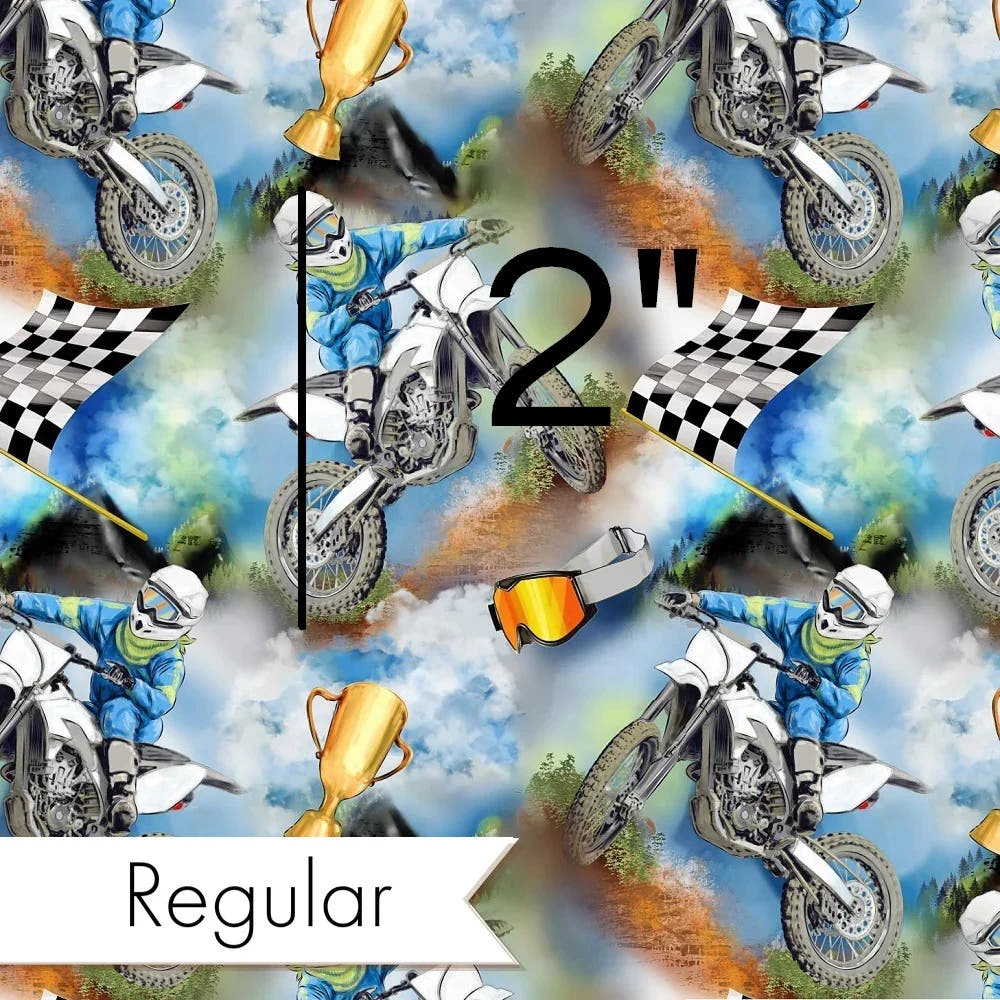 Design 1115 Dirtbike Fabric – pre-order designer fabric Australia | Fabric by Missy Rose