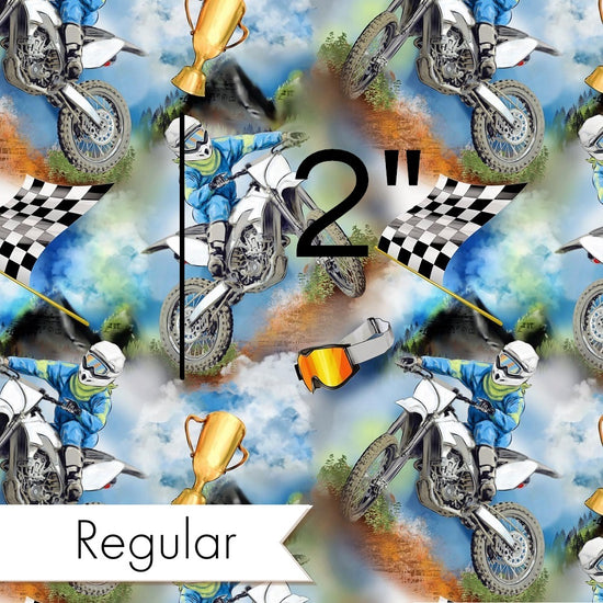 Design 1115 - Dirtbike Fabric