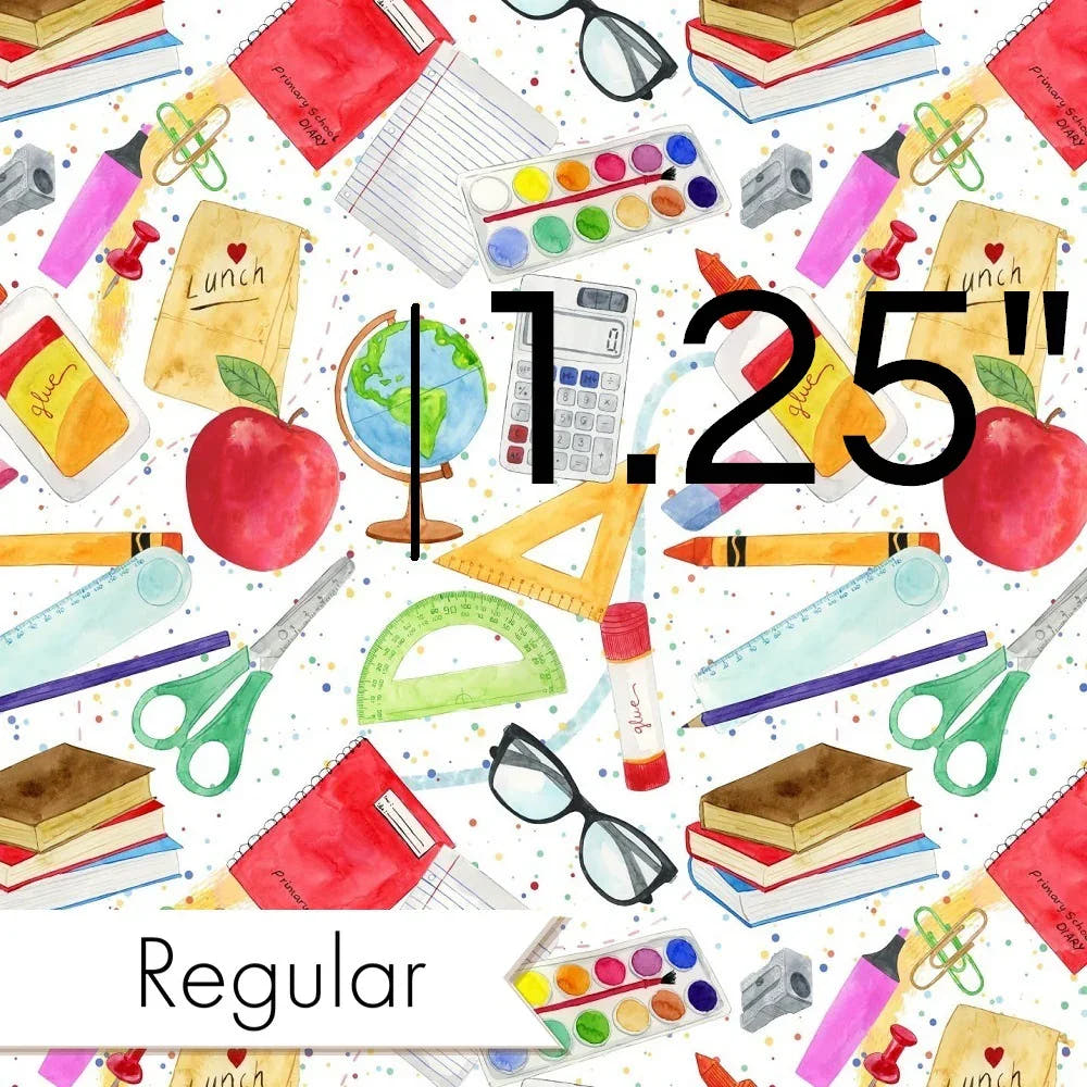 Design 1117 School Fabric – premium custom printed fabric for sewing | Fabric by Missy Rose