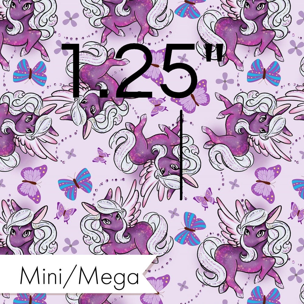 Design 1119 - Purple Pegasus Fabric