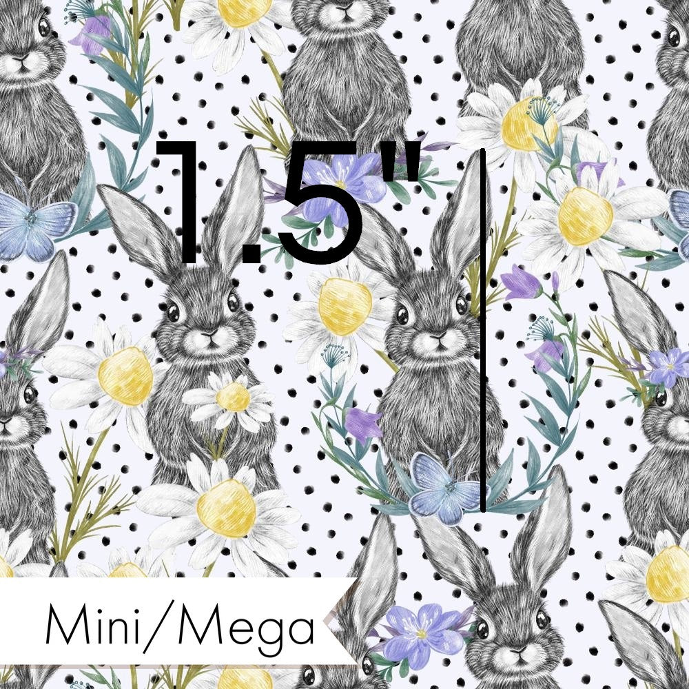 Design 1120 - Floral Bunny Fabric