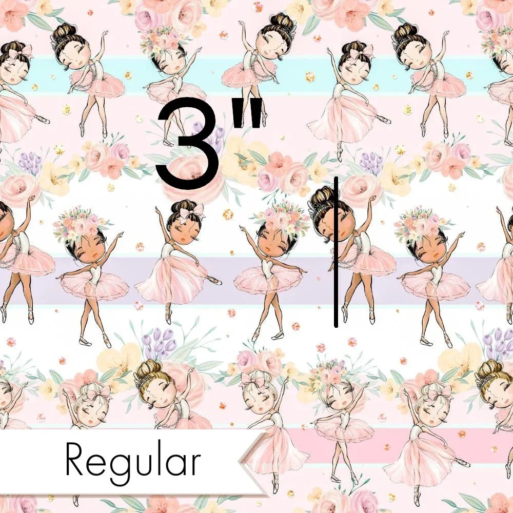 Design 1123 Ballerina Fabric – custom printed pre-order fabric Australia | Fabric by Missy Rose