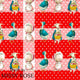 Design 118 - Red Farm Animals Fabric
