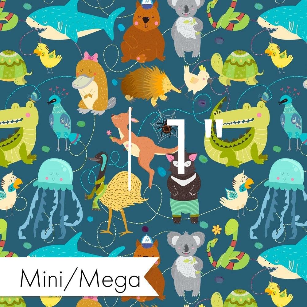 Design 12 Australian Animals Fabric – made-to-order custom fabric by the metre | Fabric by Missy Rose