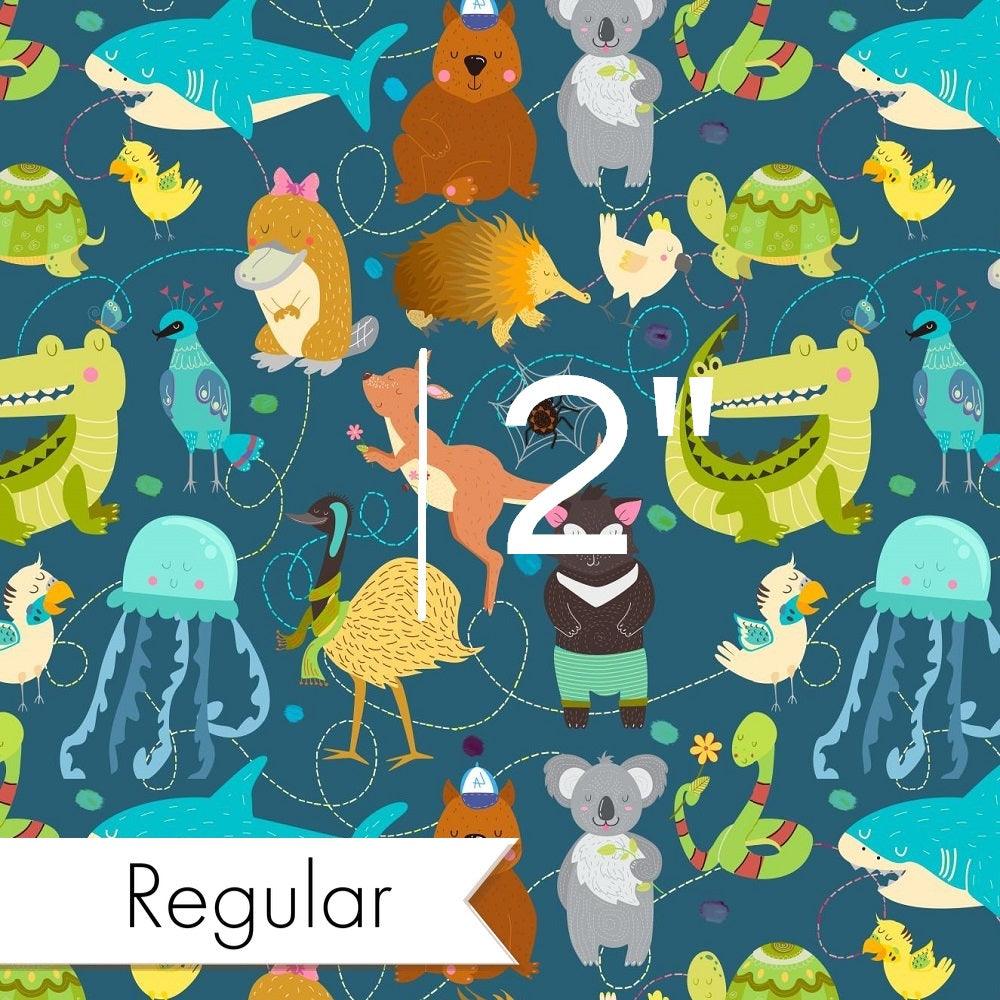 Design 12 Australian Animals Fabric – custom printed pre-order fabric Australia | Fabric by Missy Rose