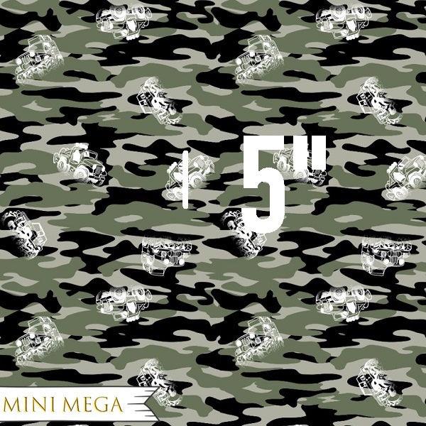 Design 120 - Camo Monster Truck Fabric - Fabric by Missy Rose Pre-Order