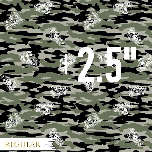 Design 120 - Camo Monster Truck Fabric - Fabric by Missy Rose Pre-Order