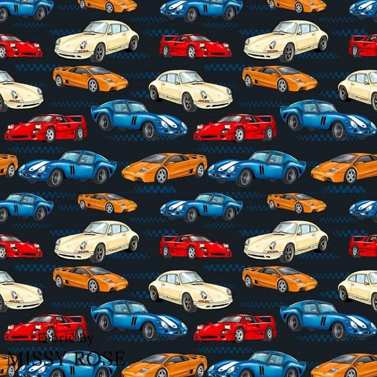 Load image into Gallery viewer, Design 124 - Cars Fabric - Fabric by Missy Rose Pre-Order
