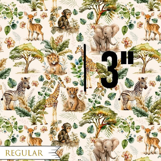 Unlimited - Jungle Animals Fabric